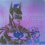 BAT LOVE with Flower #1 • Photo Print [VKAD2608]