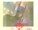 Rare Batman Forever Print with painted overlay - #99/116 [Slight Damage]