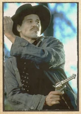 Val Kilmer Exclusive Doc Holliday Hat & Tombstone Playing Cards bundle