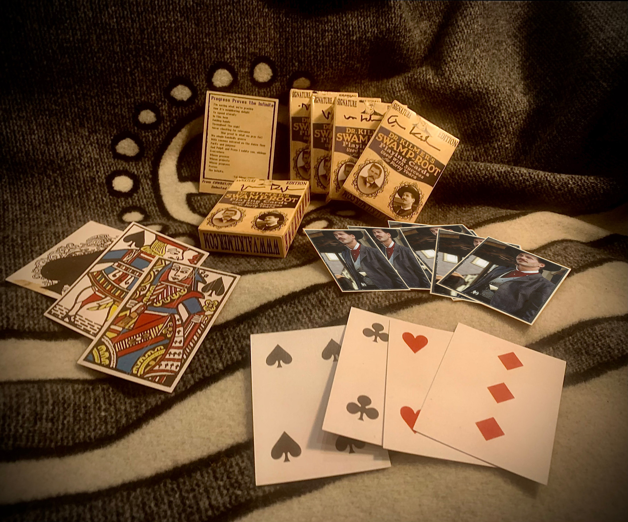 Doc Holliday Signature Playing Cards - 2nd edition! - Val Kilmer