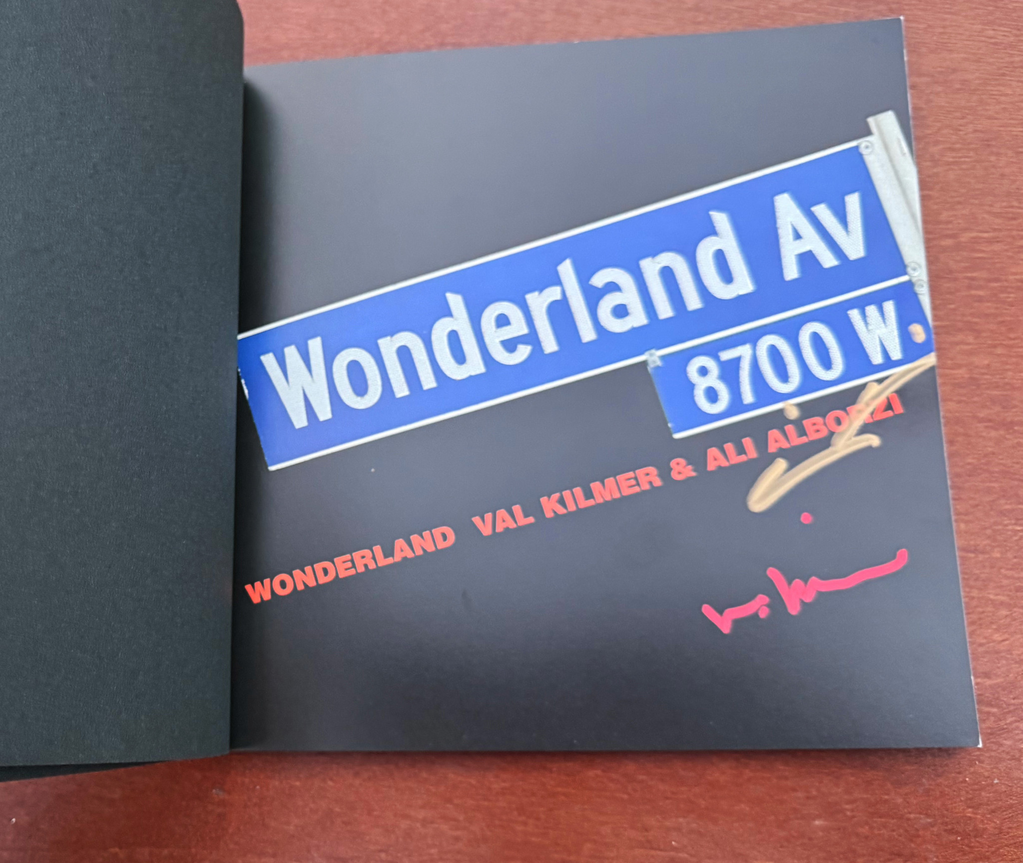 WONDERLAND Art Book - Val Kilmer