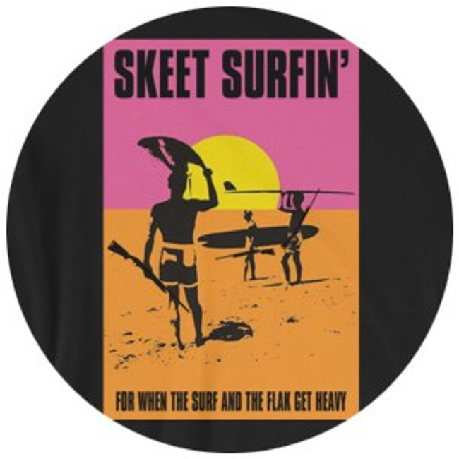 Skeet Surfin' "Top Secret"  Retro T-Shirt