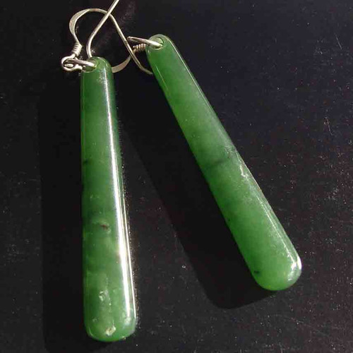 Jade earrings (greenstone or pounamu)