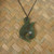 Framed Pounamu Greenstone Hook