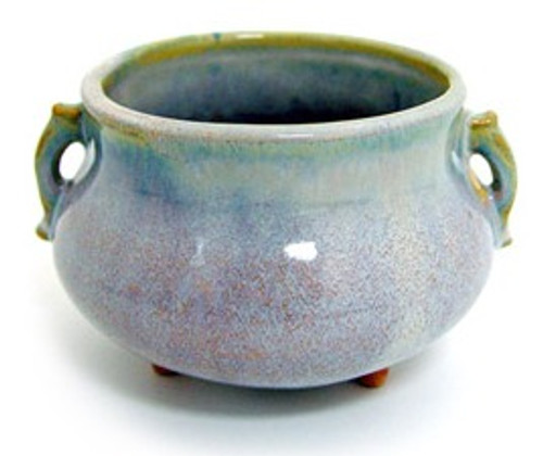 Incense Bowl: Ceramic, Wisteria 4.5-Inch Dia.