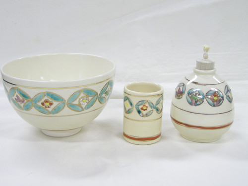 Chabako Ceramic Set:  Ninsei Shippou