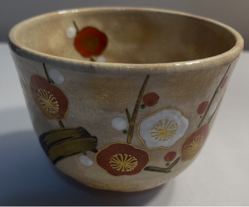Chawan: with Plum Blossom