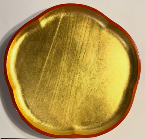 Serving Tray:  Mokkō Gold Lacquer Tray