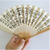 Sensu (fan):  Tea Ceremony Kaou (Seals), for Women, Pre-owned, Mint Condition