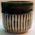 Chawan:  Oribe-Style Tea Bowl Attributed to Asami Ryuzo, with Box