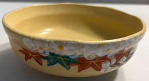 Chawan: Small Chawan with Leaves and Flowers