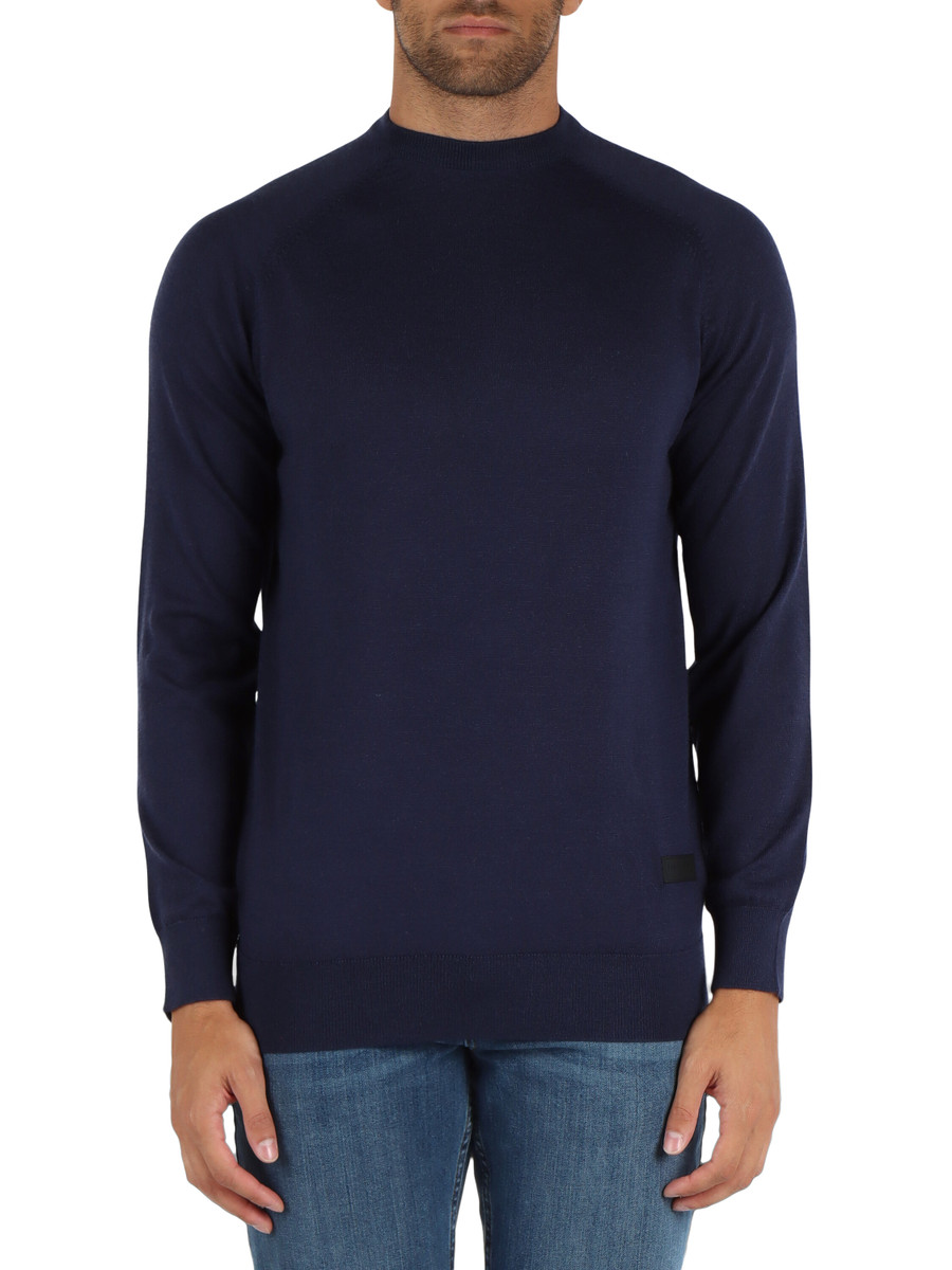 BLU | RICHMOND X: Maglia in misto lana merino