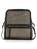 NERO | Borsa cross over Frame in tessuto OP