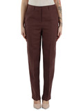 MERLOT | Pantalone in lino FRAGOLA