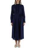 BLU | Abito midi in mussola di cotone