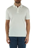 BIANCO | Polo Essential regular fit in cotone piquet