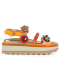 MULTICOLOR | Sandali in pelle OCTAVIA SLING PLATFORM