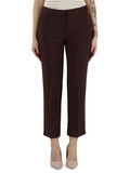 MARRONE | Pantalone Essential con charm logo
