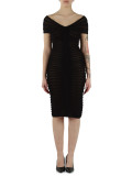SCHWARZ | Kleid aus Baumwoll- und Viskosegarn