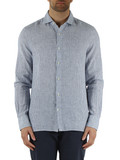 BLU | Camicia a righe in lino ALFREDO
