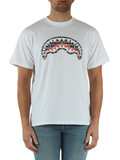WEISS | INFINITY SHARK Regular Baumwoll-T-Shirt