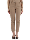 BEIGE | Pantalone in popeline di misto cotone