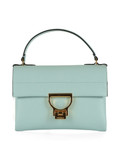 VERDE ACQUA | Borsa a mano in pelle martellata ARLETTIS Mini