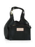 NERO | Borsa a mano in pelle martellata C-EASY Small