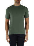 VERDE | Maglia manica corta in cotone ultrafine