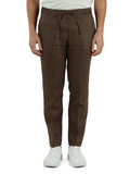 MARRONE | Pantalone in lino MC-ADAM/3259 Research