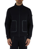 BLU SCURO | Felpa con zip in misto cotone SCOTT Transeasonal