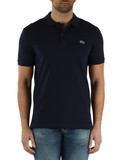 Dunkelblau | Polo L.12.12 Slim Fit aus Baumwoll-Piqué