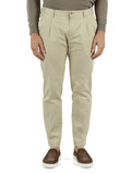 BEIGE | Jogger Fit Hose BERLINO aus Stretch-Baumwolle