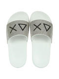 BIANCO | Ciabatte SLIPPERS STRASS LOGO