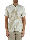 BEIGE | Camicia manica corta in cotone