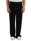 NERO | MAISON: Pantalone relaxed fit in jersey di misto viscosa