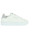 BIANCO | Sneakers in pelle NEW EXTRALIGHT con glitter