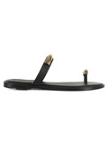 NERO | Sandali infradito in pelle 8563