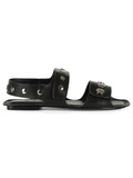 NERO | Sandali in pelle con borchie