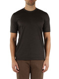 MARRONE | T-shirt JAMES in lava vergine
