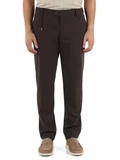 MARRONE | Pantalone STRIKE in lana vergine stretch