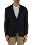 BLU SCURO | Giacca JACK regular in lana vergine