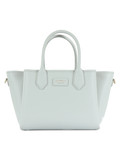 GRIGIO CHIARO | Borsa a mano con patch logo frontale