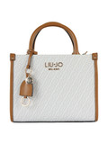SAHNE | BETTER: Tote-Tasche RIDHI Small mit Logodruck
