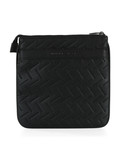 NERO | Borsa a tracolla con logo impresso