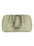 GRÜN | ARYNA Schultertasche aus Wildleder