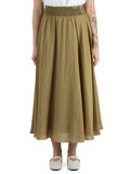 KAKI | Gonna midi ORARIO in tessuto fluido
