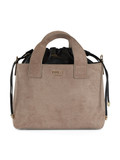 TORTORA | Borsa a mano in ecosuede con pochette interna