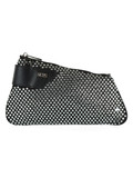 NERO | Borsa a spalla COMMA NOTTE con strass all over