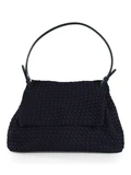 BLU SCURO | Borsa a spalla in tessuto intrecciato